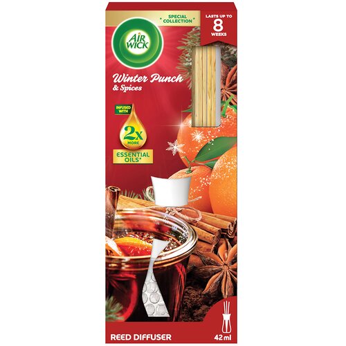 Air Wick Winter Punch&Spices aroma difuzor s polnilom 42 kos Cene