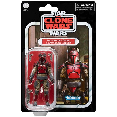 Star Wars The Vintage Collection Mandalorian Super Commando Captain Igrača 3,75-palčna figura Vojne klonov, večbarvna, (F5629), (20838949) Cene
