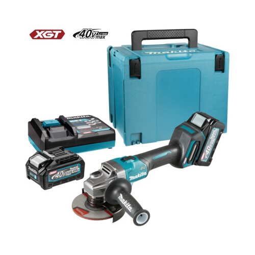 Makita aku ugaona brusilica XGT 40V GA008GM201 125mm Slike