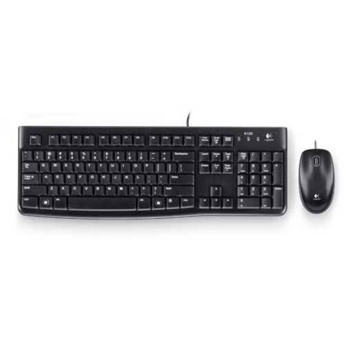 Logitech TASTATURA I MIŠ MK120 Wired Desktop YU Cene