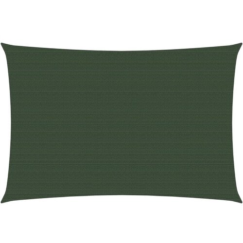 vidaXL Jedro za zaštitu od sunca 160 g/m² tamnozeleno 2 5 x 3 5 m HDPE Cijene