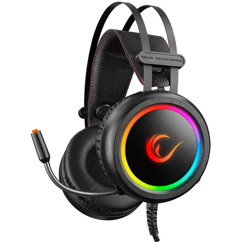  Slušalice sa mikrofonom gaming RAMPAGE STORMY black, 7.1 USB surround