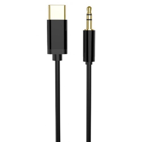  CCA-CM3.5M-1.5M USB-C to stereo 3.5 mm AUX cable, 1.5 m, black Cene