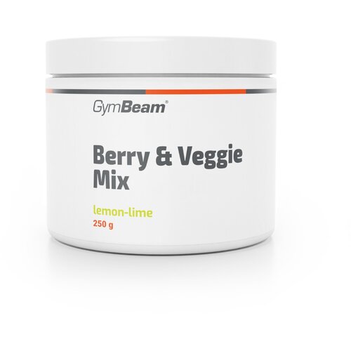 GymBeam Berry &amp;amp; Veggie Mix 250 g limun-limeta Slike