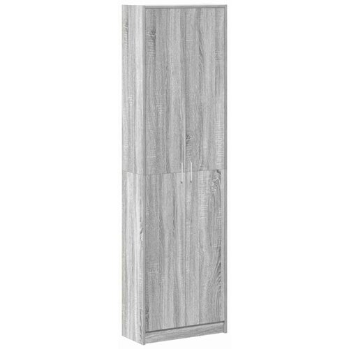 vidaXL Sivi sonoma ormar 55x25x189 cm od konstruiranog drveta Cijene