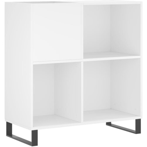 vidaXL Omarica za gramofonske plošče bela 84,5x38x89 cm inženirski les, (20801683) Cene