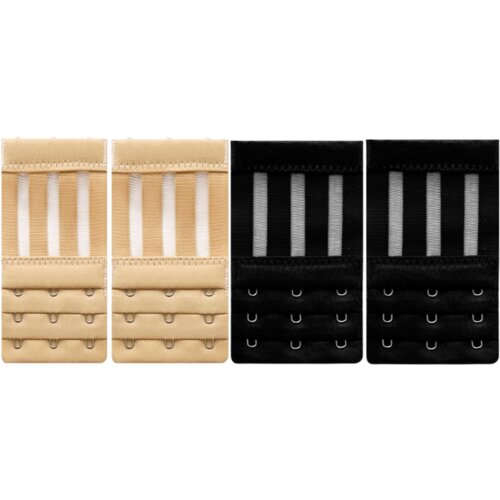 INF 3 kljukice s 3 vrstičnimi razmiki. Bra Extender Bra Extension trak Dark skin + black, (21293899) Cene