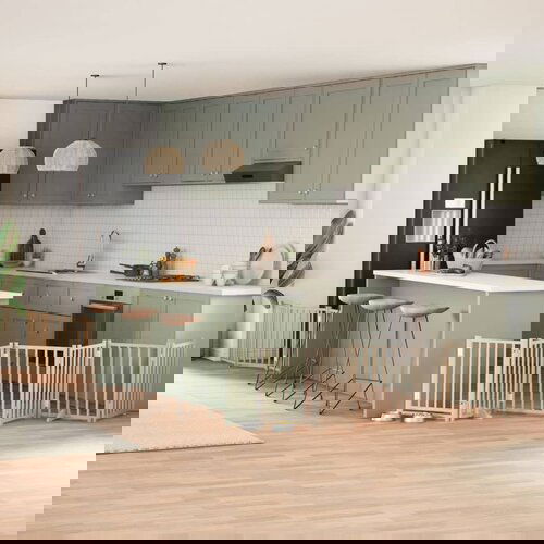 vidaXL Vrata za pse s vratašcima 9 panela sklopiva 450 cm drvo topole Cijene