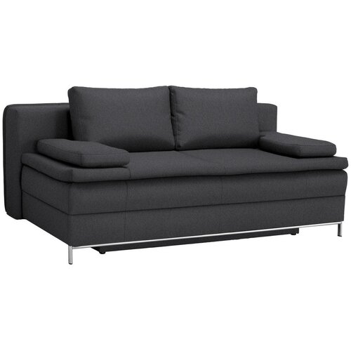 Novel BOXSPRING ZOFA, antracit tekstil Slike