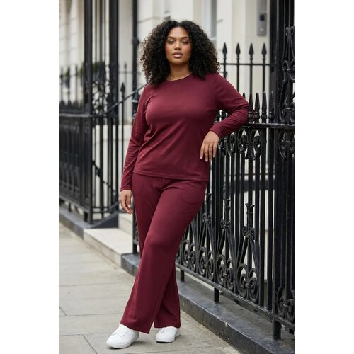 Trendyol Ženski komplet Tbbaw26Cp00010, Bordo Slike