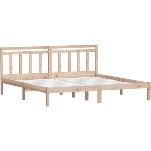  Okvir za krevet od masivnog drva 180x200 cm veliki bračni Slike