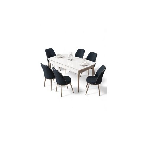 Hanah home trpezarijski set, 7 dijelova, Teget Cijene