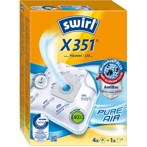 SWIRL Vrećica za usisivač X 351 (4 Kom.) Slike