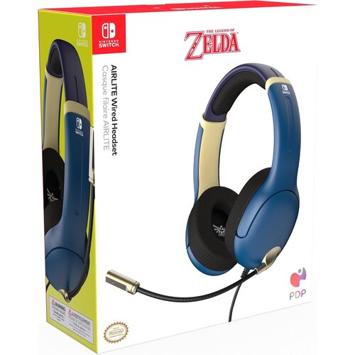 Pdp žične slu&scaron;alke Airlite v barvi Hyrule Blue za Nintendo Switch Cene