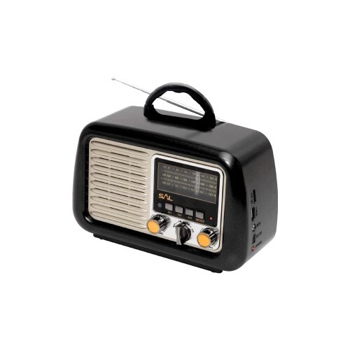 Retro radio + BT bežični zvučnik, 4in1, FM, MP3, AUX Slike