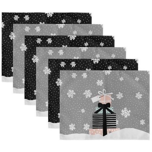 Mila Home Tekstilni podmetač 6 kom s božićnim motivom 35x45 cm &amp;ndash; Slike