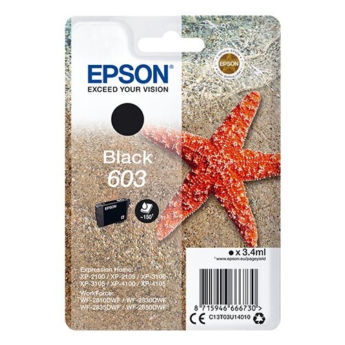 Epson 603 črna kartu&amp;scaron;a, (22112328) Slike