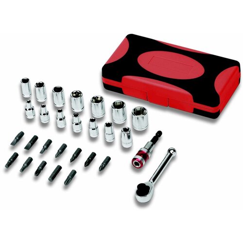 Cimco Bit+Steckschlüssel-Set 113154: komplet bitov in vložkov za ključe 113154., (20787338) Cene