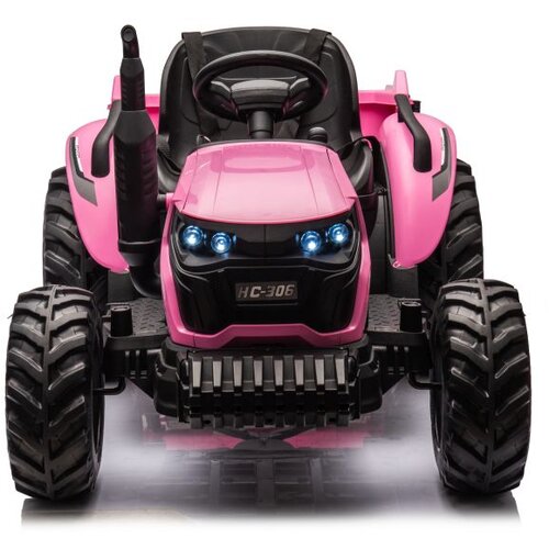 Lean Toys Traktor na akumulator HC-306 24V roza Slike