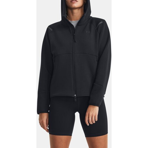 Under Armour Unstoppable Flc Sweatshirt FZ-BLK - Women Slike