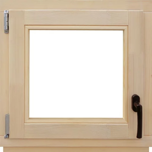 Brez Okno Optimum (600 x 600 mm, leseno, levo, brez kljuke)