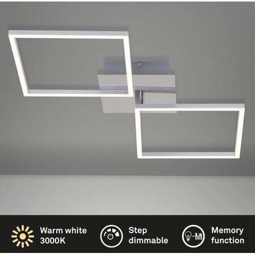 BRILONER 3182-018 - led prigu&amp;scaron;iva stropno svetlo frame 2xLED/15,5W/230V Slike