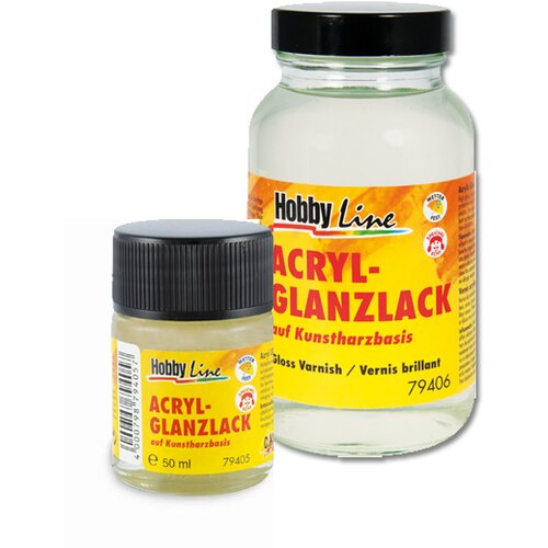  Sjajni akrilni lak 50 / 250 ml na bazi sintetičke smole Hobby art Line | različiti volumeni Cijene