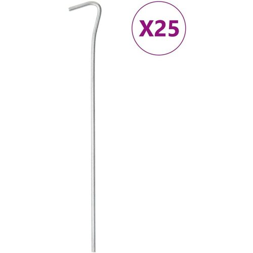  Klinovi za &scaron;ator 25 kom 23 cm &Oslash; 4 mm od pocinčanog čelika Cijene