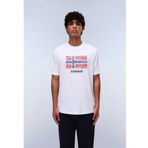 Napapijri S-drapeau ss bright white 002 Slike