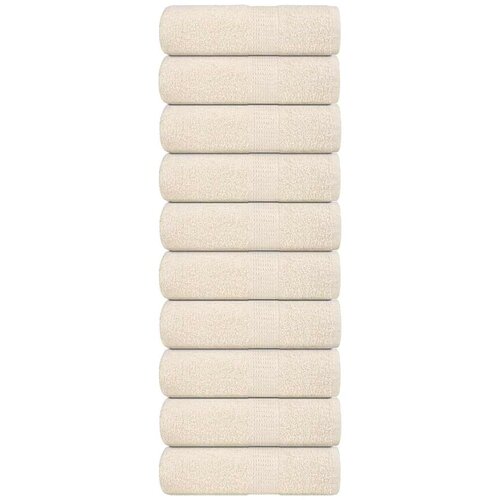  Ručnici za pranje FROGN 10 kom krem boje 30x30 cm 360 g/m² Cene
