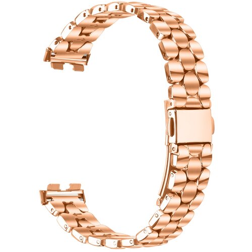 INF združljiv z huawei band 8/9/10: eleganten jeklen biserni zapestnica pinkgold, (5000116470) Cene
