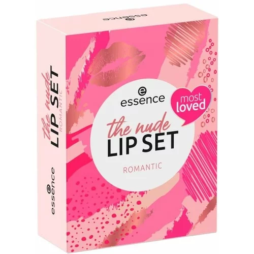 Essence The Nude Lip Set darilni set Romantic (za ustnice)
