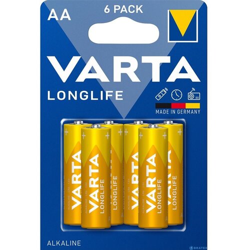 Varta alkalna baterija R6(AA) longlife 6 kom Slike
