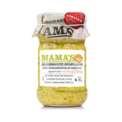 Mamas Zeleni ajvar Hot - 290 g Cene