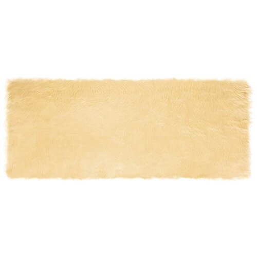 vidaXL Lažni Ovčji Tepih Krema 80 x 200 cm Poliester Cene