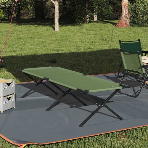  Sklopivi kamperski krevet Zelena 210 x 80 x 46 cm Cijene