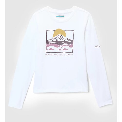 Columbia Hazeldel Hill II Graphic Kids T-shirt white / all terrain Cene