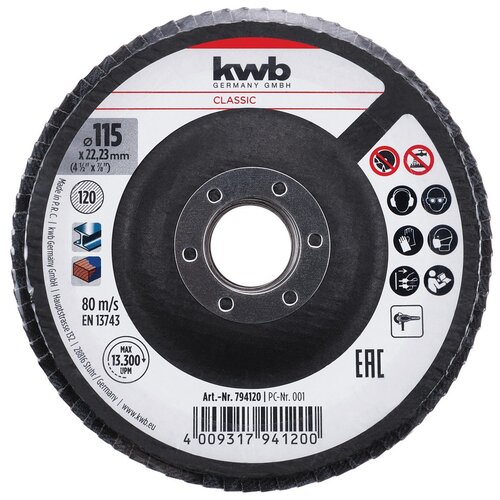 KWB Brusna ploča lamelirana 115 mm, GR120 Cijene