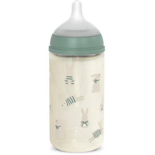 Suavinex Wonderland SX PRO +3 MF steklenička za otroke Green Rabbit 240 ml Slike