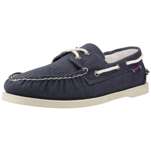 Sebago Mokasini & Jadralni čevlji DOCKSIDES Modra Cene