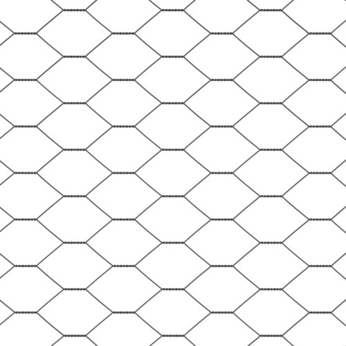 vidaXL Heksagonalna ograja Siva 0.8x25 m Jeklo, Ograjne stebre s podnožjem 13 kos &Oslash;32mm 90cm Galvanizirano jeklo Cene