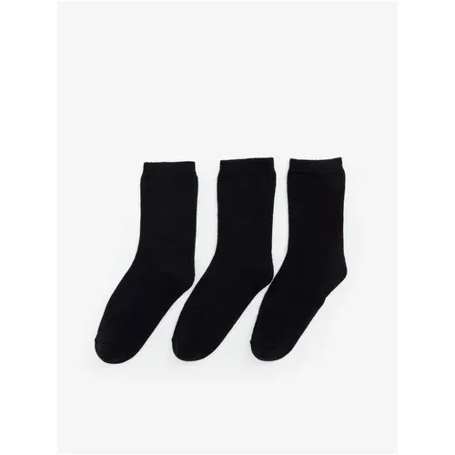 LC Waikiki Basic Boys' Crewneck Socks 3-pack