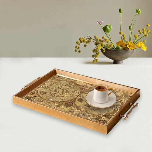 Aberto Design Poslužavnik TPEA9867 50 x 29 x 3.5 cm, Šareni Cene
