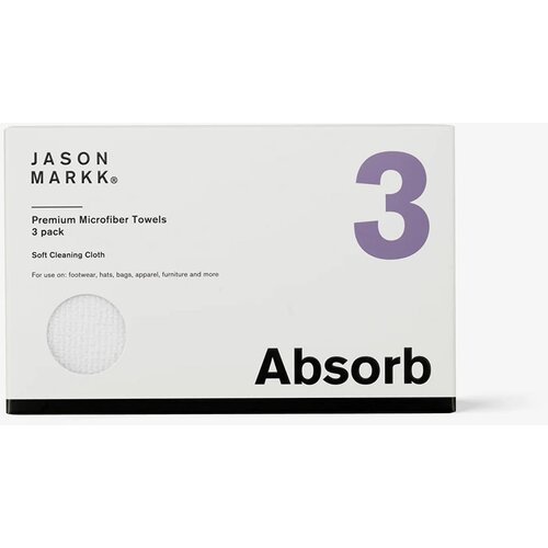 Jason Markk Cipele Premium Microfiber Towel 3 Pack White Universal Slike