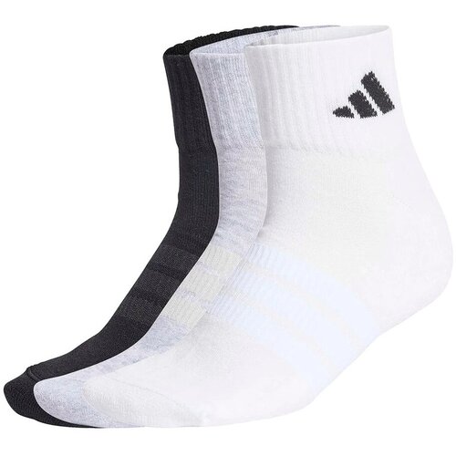 Adidas kratke nogavice Chaussettes de sport Cushioned Sportswear amortissantes Črna Slike