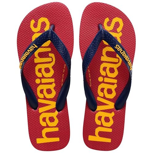Havaianas Otro&amp;scaron;ke japonke LOGOMANIA bordo barva Slike