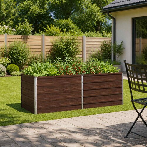  Povišeni vrtni krevet Crna 160 x 80 x 55 cm Cene