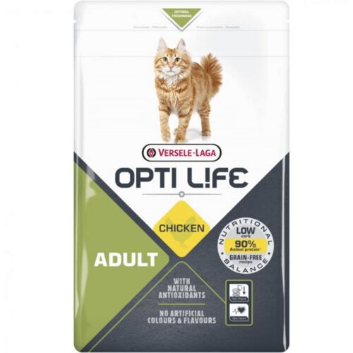 Opti Life versele-laga cat adult chicken 7.5 kg Cene