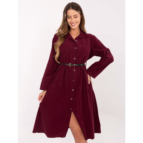 Italy Moda Dress-MI-SK-92400.17-burgundy Slike