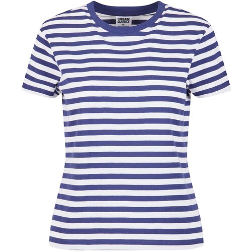 Urban Classics Women's basic striped T-shirt white/navy blue Cijene